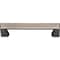 Jeffrey Alexander 96 mm Center-to-Center Brushed Pewter Square Boswell Cabinet Pull 177-96BNBDL - alternate 4